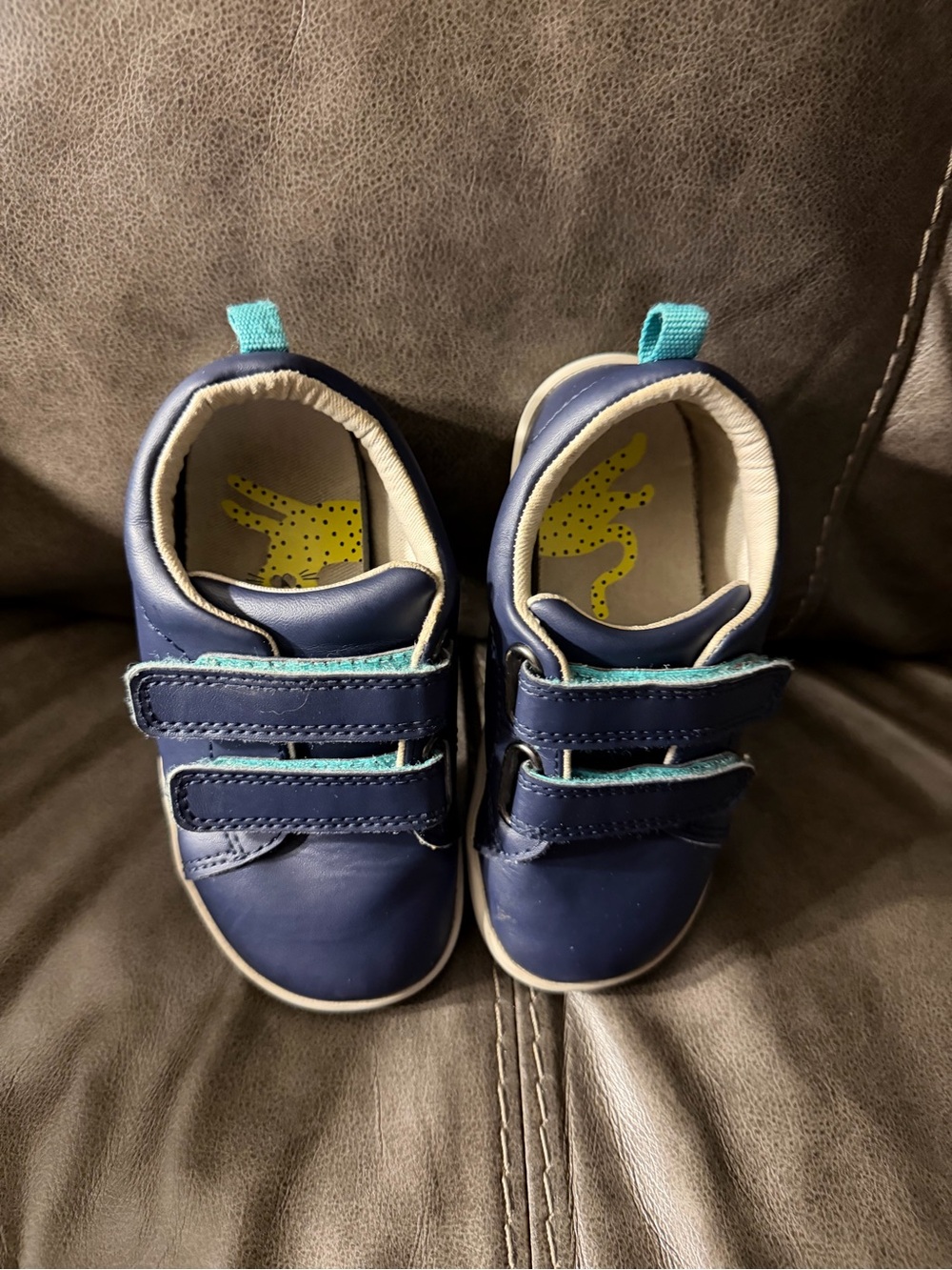 Navy Ten Little Shoes